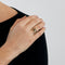 Bague 64 Bague or bicolore motif serpent et grenats 58 Facettes AB44