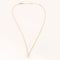 Collier COLLIER  OR ROSE 2 DIAMANTS O,22ct 58 Facettes M8927