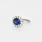 Bague Bague or jaune saphir 4cts, diamants 2cts 58 Facettes