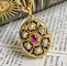 Pendentif Médaillon porte-photo en or jaune 58 Facettes