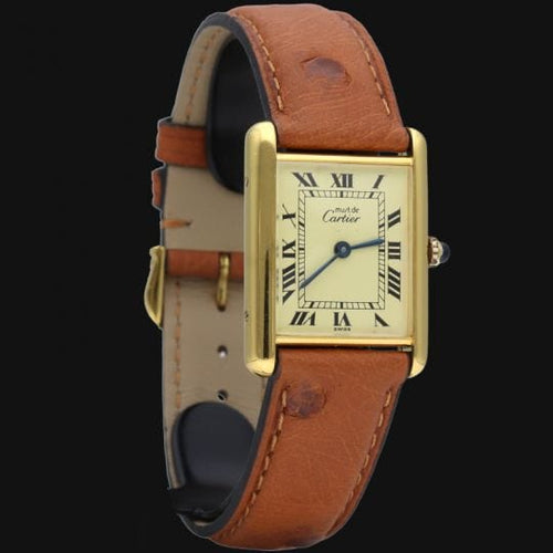 Montre Cartier Montre Tank Vermeil 58 Facettes MT42218