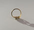 Bague 51.5 Bague Toi et Moi ancienne en or jaune 18k et platine, diamants 58 Facettes