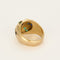 Bague 57 Bague dôme en or jaune, diamant, émeraudes, rubis et saphirs 58 Facettes B250518