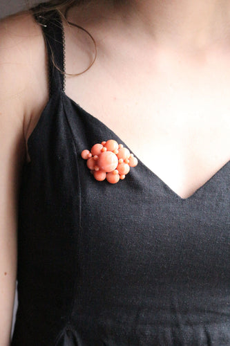 Broche Broche corail Napoléon III 58 Facettes 436