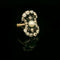 Bague 52 Yelow gold, pearl and dialmond ring circa 1890 58 Facettes