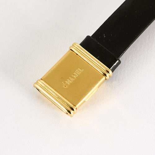 Montre CHANEL - Montre Première Or jaune & cuir vernis 58 Facettes