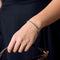 Bracelet Bracelet tennis en or blanc et tourmalines verte 58 Facettes B240540