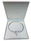 Collier Collier double ligne en or blanc et diamants 58 Facettes 258993