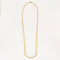Collier Chaîne or jaune maille forçat 58 Facettes LP918
