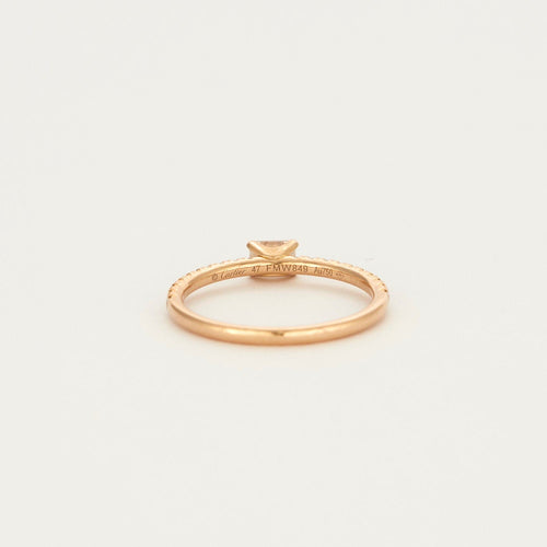 Bague 47 CARTIER - Bague Etincelle or rose et diamants 58 Facettes AB18
