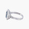 Bague style Art Déco Saphirs Diamants