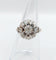Bague 54 Bague marguerite or jaune, platine et diamants taille ancienne (circa 1920) 58 Facettes A05474