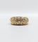 Bague 52.5 Bague jonc bombée or jaune 18k pavé 0,65 carats de diamants taille brillant 58 Facettes A04886