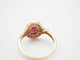 Bague 53 Bague or jaune 750 mil et rubis 58 Facettes