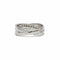 Bague 53 Bague or blanc diamants 58 Facettes 200184R