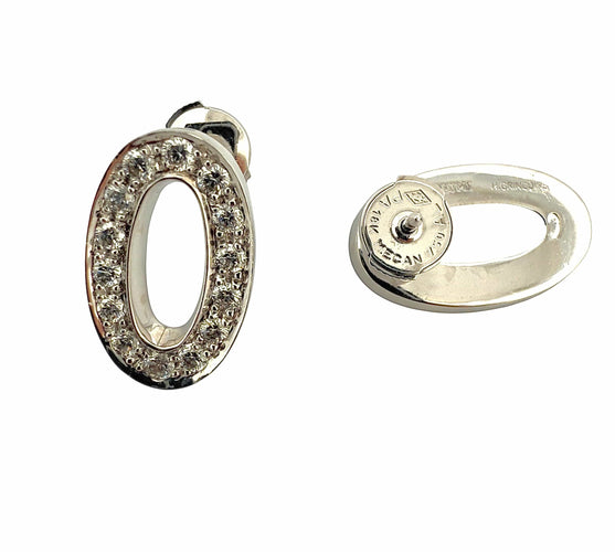 Boucles d'oreilles Parure collier et boucles d’oreilles or blanc et diamants 58 Facettes