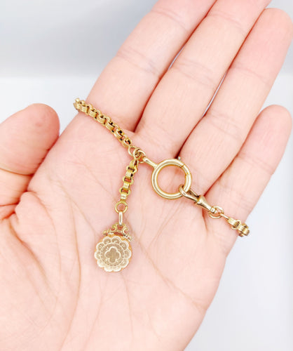 Montre Chaîne giletière de montre antique or rose 18k pendentif ciselé (circa 1900) 58 Facettes A05002