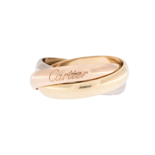 Bague 50 Bague Trinity de Cartier triple or 58 Facettes