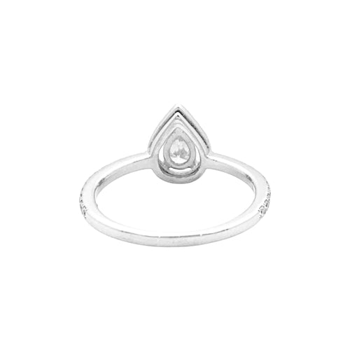 Bague 52 Bague Messika, « M-Love », or blanc et diamants. 58 Facettes 35122