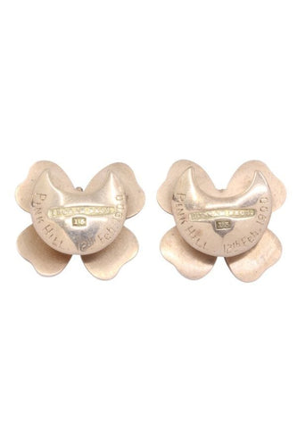 Boutons de manchette Boutons de manchettes trèfles or jaune chrysoprase 58 Facettes 092611