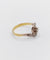 Bague 53.5 Bague tourbillon antique or 18k platine et diamants (circa 1920) 58 Facettes A06335
