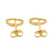 Boucles d'oreilles Tiffany & Co Boucles d'oreilles Puces Open heart Or jaune 58 Facettes 4150500RV