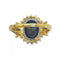 Bague 54 Bague or jaune saphir et diamants 58 Facettes 330070271