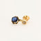 Boucles d'oreilles Boucles d'oreilles en or jaune diamants tailles roses et saphirs verneuil. 58 Facettes