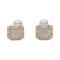 Boutons de manchette Cartier, "Santos Dumont", or et acier. 58 Facettes 33211