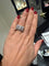 Bague 54 Bague Tank Platine et Diamants 58 Facettes 1.0000394/1