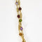 Collier Chaîne giletière en or jaune, péridot, citrine, grenat, améthyste 58 Facettes ROD3925