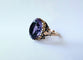 Bague 54 Bague cocktail or et Améthyste 58 Facettes
