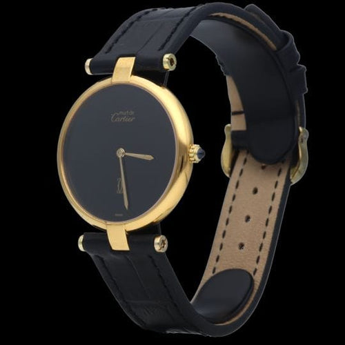 Montre Cartier Montre Must De Cartier Vermeil 58 Facettes MT43092