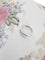 Bague 51.5 Bague Bandeau Diamants Or Blanc 58 Facettes AA 1519