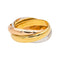 Bague 52 Cartier Bague Trinity Or rose, Or jaune, Or blanc 58 Facettes 4952741RV