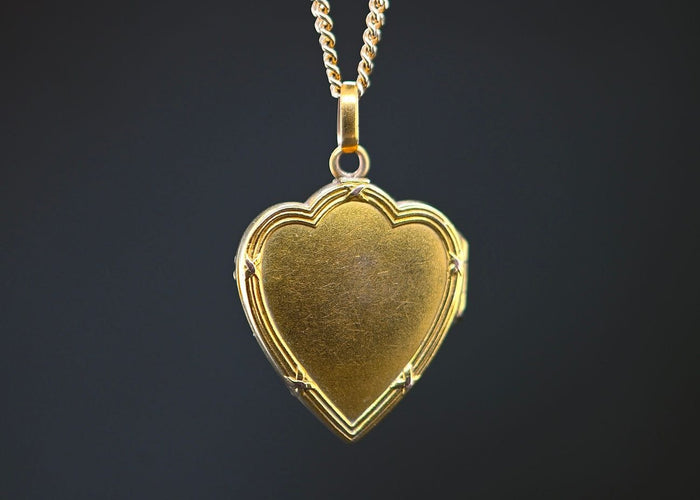 Pendentif Médaillon photo doré 58 Facettes