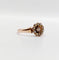 Bague 51.5 Bague marguerite or rose, diamant et perles (circa 1900) 58 Facettes A06283