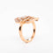 Bague 52 Bague My Way Statement or rose et diamants 58 Facettes 81094