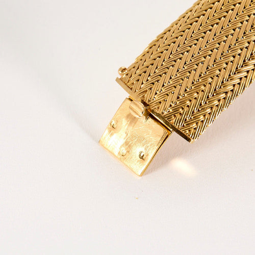 Bracelet Bracelet ruban en or jaune 58 Facettes PER1653