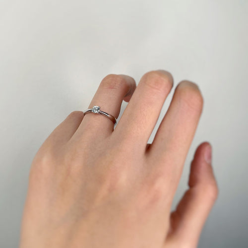 Bague Solitaire - Or & diamant 58 Facettes 240231R