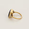 Bague 54 Bague en or jaune et platine, améthyste et diamants 58 Facettes BLO0462