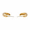Boucles d'oreilles Boucles d'oreilles Demi créoles Or jaune Diamant 58 Facettes 3876020CN