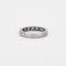 Bague 50 Alliance or gris ornée de diamants 58 Facettes 196-1
