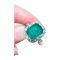 Bague 53 Bague Art Déco Émeraude 1.60 ct diamants 58 Facettes
