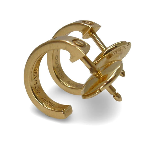 Boucles d'oreilles Créoles Cartier Love or rose 58 Facettes 00040701