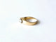 Bague 49 Bague moderniste or jaune et Diamant 58 Facettes