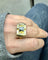 Bague 62 Bague Tank or jaune et diamant 58 Facettes