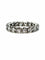 Bague 54 Alliance tour complet or blanc et diamants 2,7 carats 58 Facettes 775