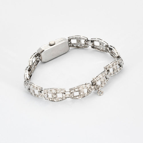 Montre Montre Art Déco Diamants 58 Facettes