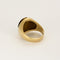 Bague 64 Bague chevalière en or jaune et quartz oeil de tigre 58 Facettes DINA0064